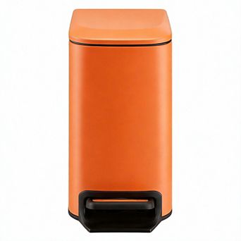1.6G/6L Slim Soft-Close Step Trash Can Stainless Steel
