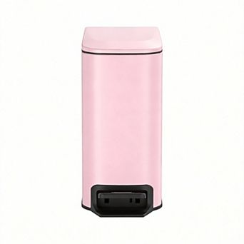1.6G/6L Slim Soft-Close Step Trash Can Stainless Steel