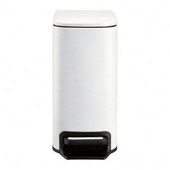 1.6G/6L Slim Soft-Close Step Trash Can Stainless Steel