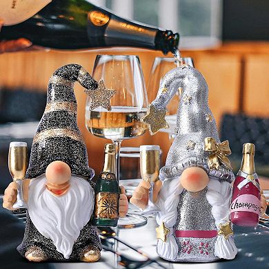 Champagne Figurines Wine Bar Home Party Gift