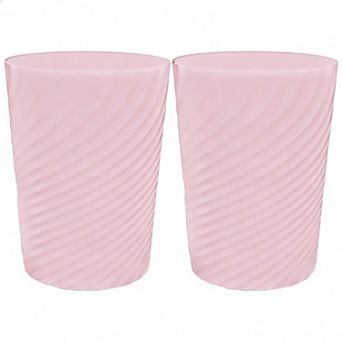 2pack Slim Trash Can for Compact Spaces Bathroom Office Bedroom 1.8 gal / 6.8 L