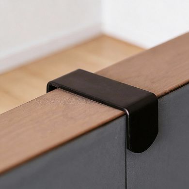 Over Door Hook Rack Stainless Steel 5-Hanger Coat Towel Purse,1 Pack