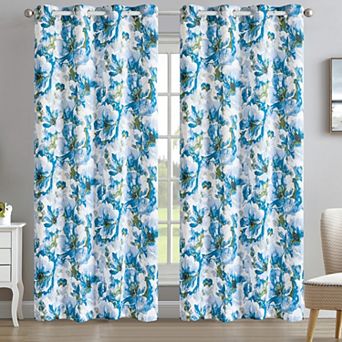 Popular Bath Blackout Grommet Single Window Curtain Panel