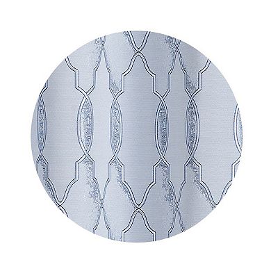 Popular Bath Teva Jacquard Room Darkening Grommet Window Curtain or Valance