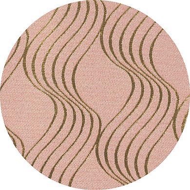 Popular Bath Dancia Jacquard Room Darkening Grommet Single Window Curtain Panel