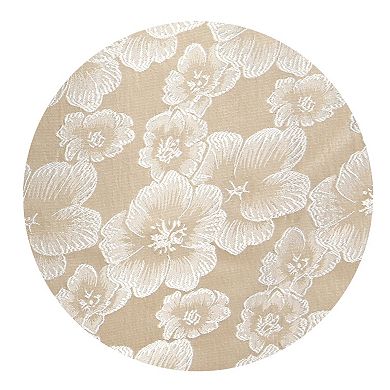 Popular Bath Dania Jacquard Room Darkening Grommet Single Window Curtain Panel