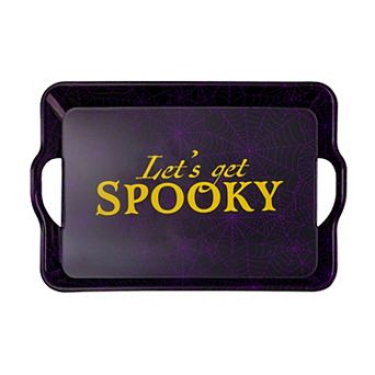 Pulsar Products Let's Get Spooky! Large Serving Tray with Handles