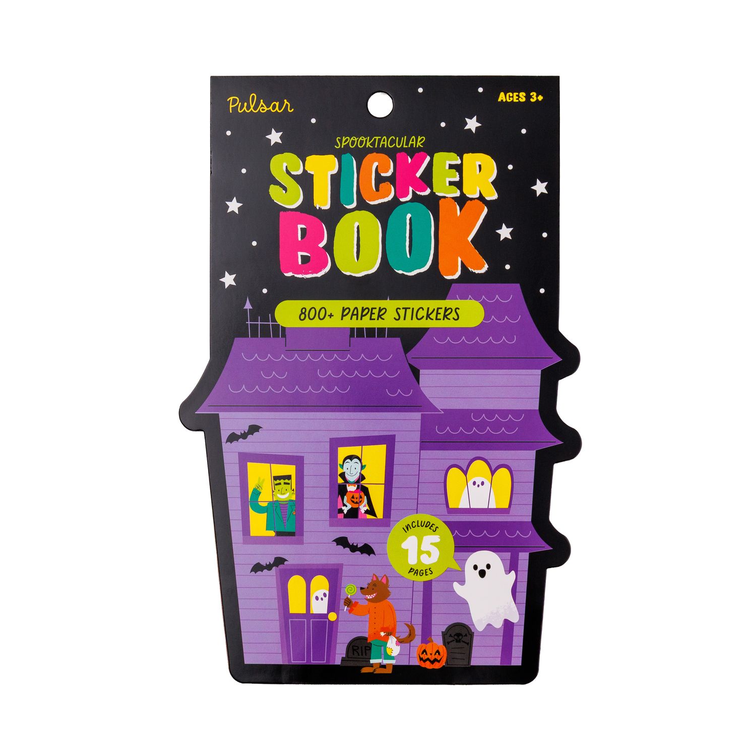 Детская игрушка Pulsar Products Spooktacular Haunted House Version Die Cut Sticker Book — фото 1