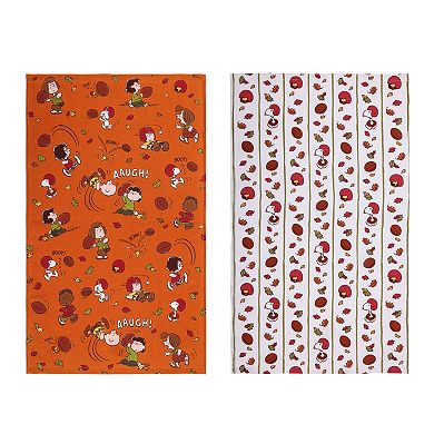 Celebrate Together™ Peanuts 2-Pack Football Kitchen Towel Set