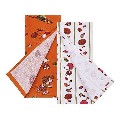 Celebrate Together™ Peanuts 2-Pack Football Kitchen Towel Set