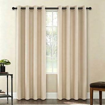 Popular Bath Grommet Blackout Single Window Curtain Panel