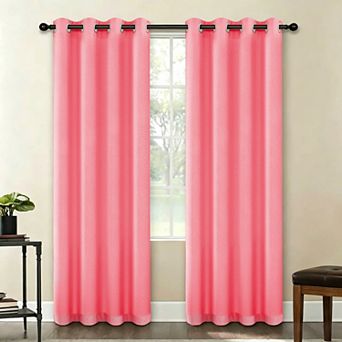 Popular Bath Grommet Blackout Single Window Curtain Panel