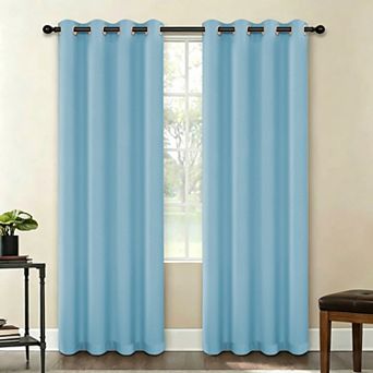 Popular Bath Grommet Blackout Single Window Curtain Panel