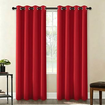 Popular Bath Grommet Blackout Single Window Curtain Panel