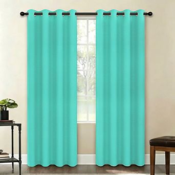 Popular Bath Grommet Blackout Single Window Curtain Panel