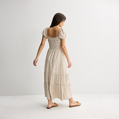 Juniors SO® Ruched Short Sleeve Midi Dress