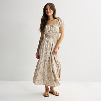 Juniors' SO® Ruched Short Sleeve Midi Dress