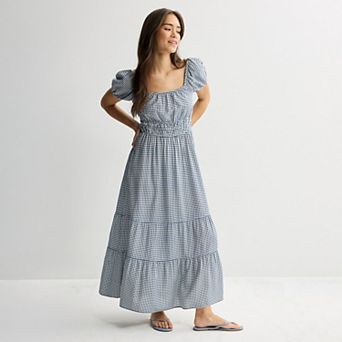Juniors' SO® Ruched Short Sleeve Midi Dress