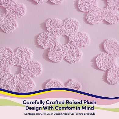 Sweet Home Collection Pheobe Floral Textured Kids Bedding Set