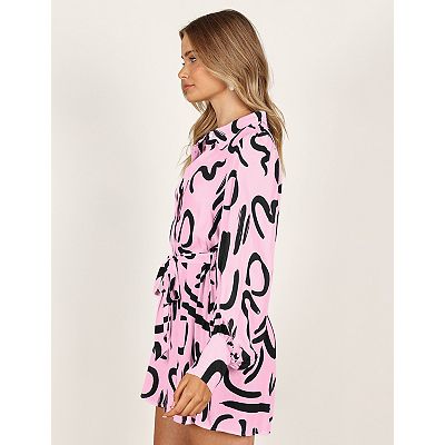 flowy shirt dress women Flowy Lyocell Pop Over Shirt Dress  Cloister Collection