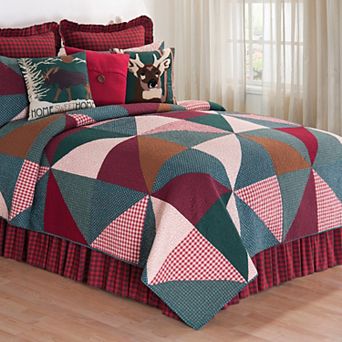 C&F Home Shady Pines Cabin Patchwork Quilt