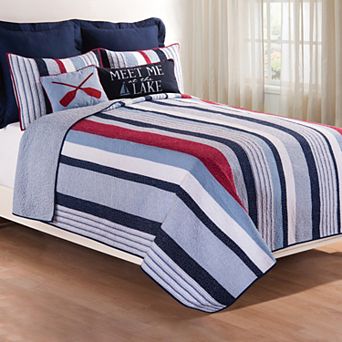 C&F Home Preston Striped King Quilt