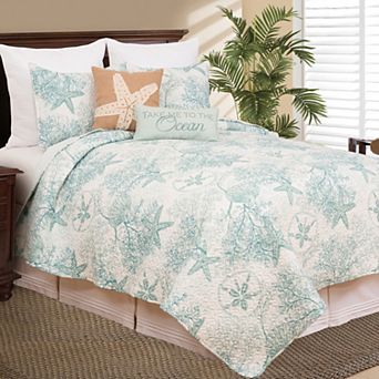 C&F Home Ocean Treasures Coastal Quilt Set with Shams