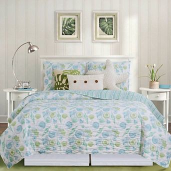 C&F Home Delray Beach Coastal Quilt Set with Shams
