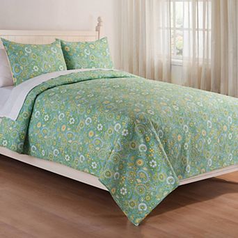 C&F Home Samara Floral Full/Queen Quilt Set with Shams