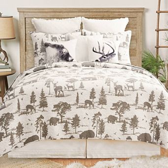 C&F Home Hillside Royal Cabin Quilt Set with Shams