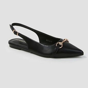 Rio Slingback Flats with Gold-Tone Bit