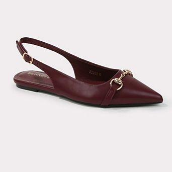 Rio Slingback Flats with Gold-Tone Bit