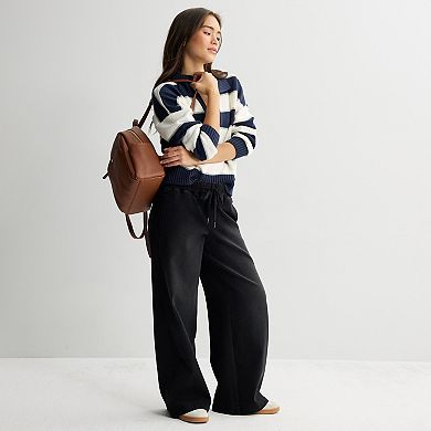 Juniors' SO® Mid-Rise Knit Pull-On Wide Leg Jeans