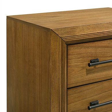 New Classic Furniture Talcott Wood 2-Drawer Nightstand
