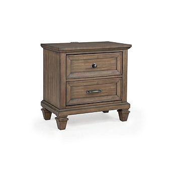New Classic Furniture Mariana Wood 2-Drawer Nightstand