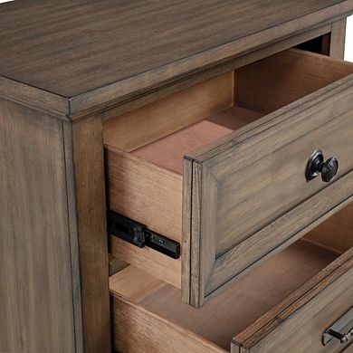 New Classic Furniture Mariana Wood 2-Drawer Nightstand