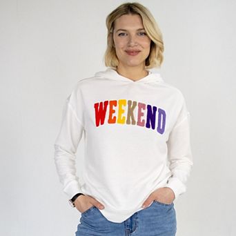 White Weekend Hoodie