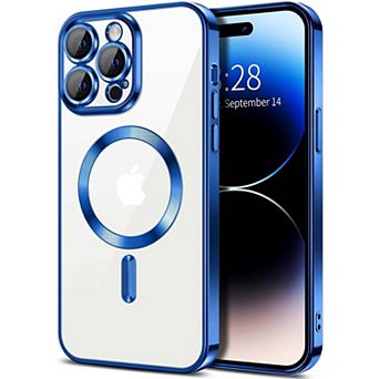 Entronix Magnetic Case for iPhone - Clear Back Luxury Glossy Cover