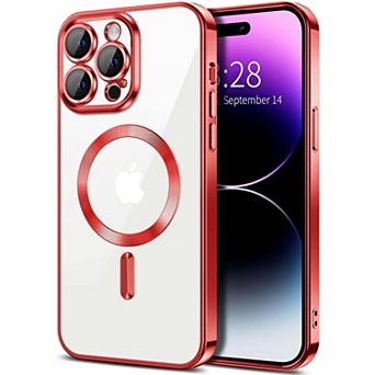 Entronix Magnetic Case for iPhone - Clear Back Luxury Glossy Cover