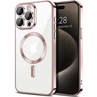 Entronix Magnetic Case for iPhone - Clear Back Luxury Glossy Cover