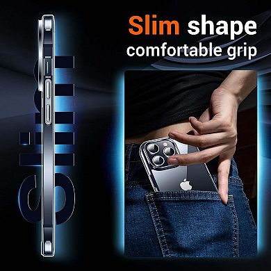 Entronix Bundle for iPhone - TPU Clear Case with 2 Screen Protectors & 2 Camera Lens Protectors