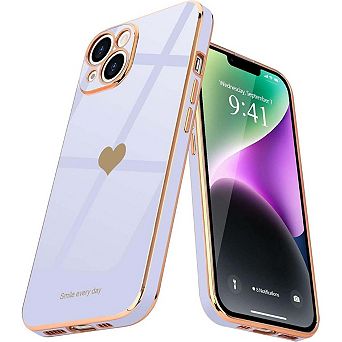 Entronix Luxury Glossy Heart Case for iPhone - Flexible and Stylish Protection