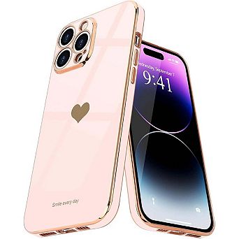 Entronix Luxury Glossy Heart Case for iPhone - Flexible and Stylish Protection