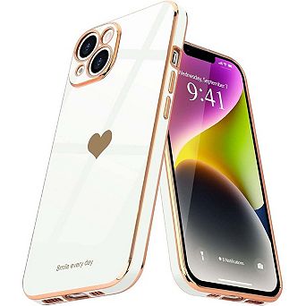 Entronix Luxury Glossy Heart Case for iPhone - Flexible and Stylish Protection