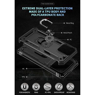Entronix iPhone Case - Dual-Layer Protection with Built-in Kickstand