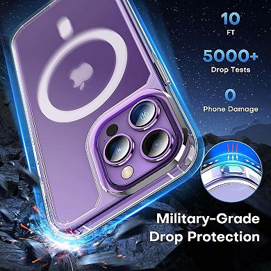 Entronix Bundle for iPhone - Magnetic Clear Case with 2 Screen Protectors