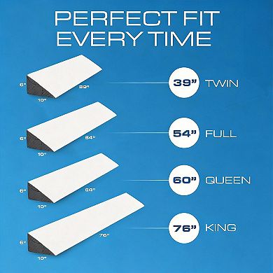 Modern Bed Wedge Pillow for Headboard Gaps - Stylish, Supportive, and Convenient