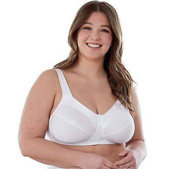 Bestform Satin Trim Wireless Cotton Bra with Unlined Cups-5006715