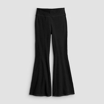 Girls 6-16 SO® Adaptive High Rise Flare Leggings
