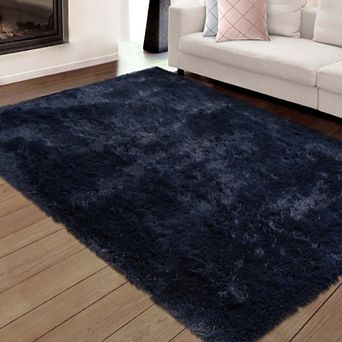 Fluffy Shaggy Washable Area Rug-Thick Soft Non-Slip Cozy Mat for Bedroom Nursery Living Room Home